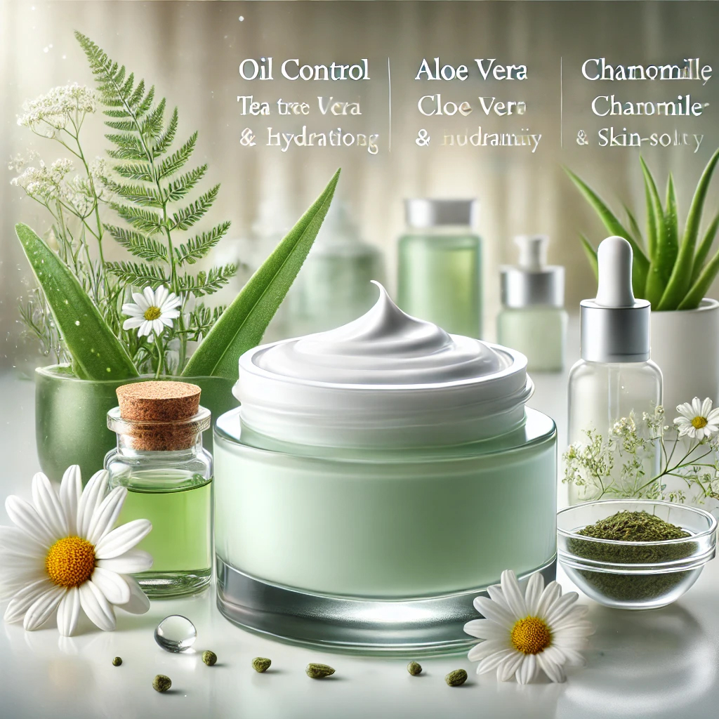 Crema facial piel mixta o con granos