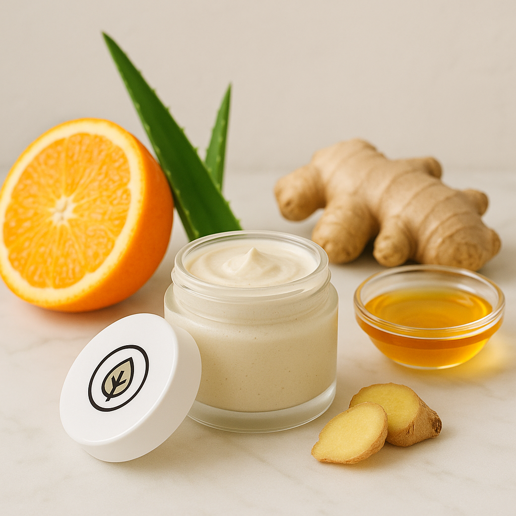 Mascarilla facial iluminadora y energizante