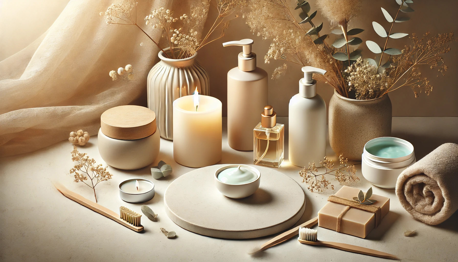 Persona revisando productos naturales