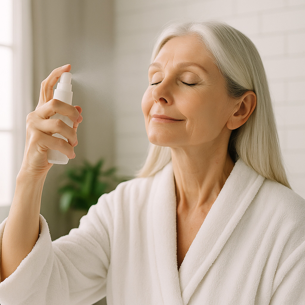 Tónico facial para piel madura