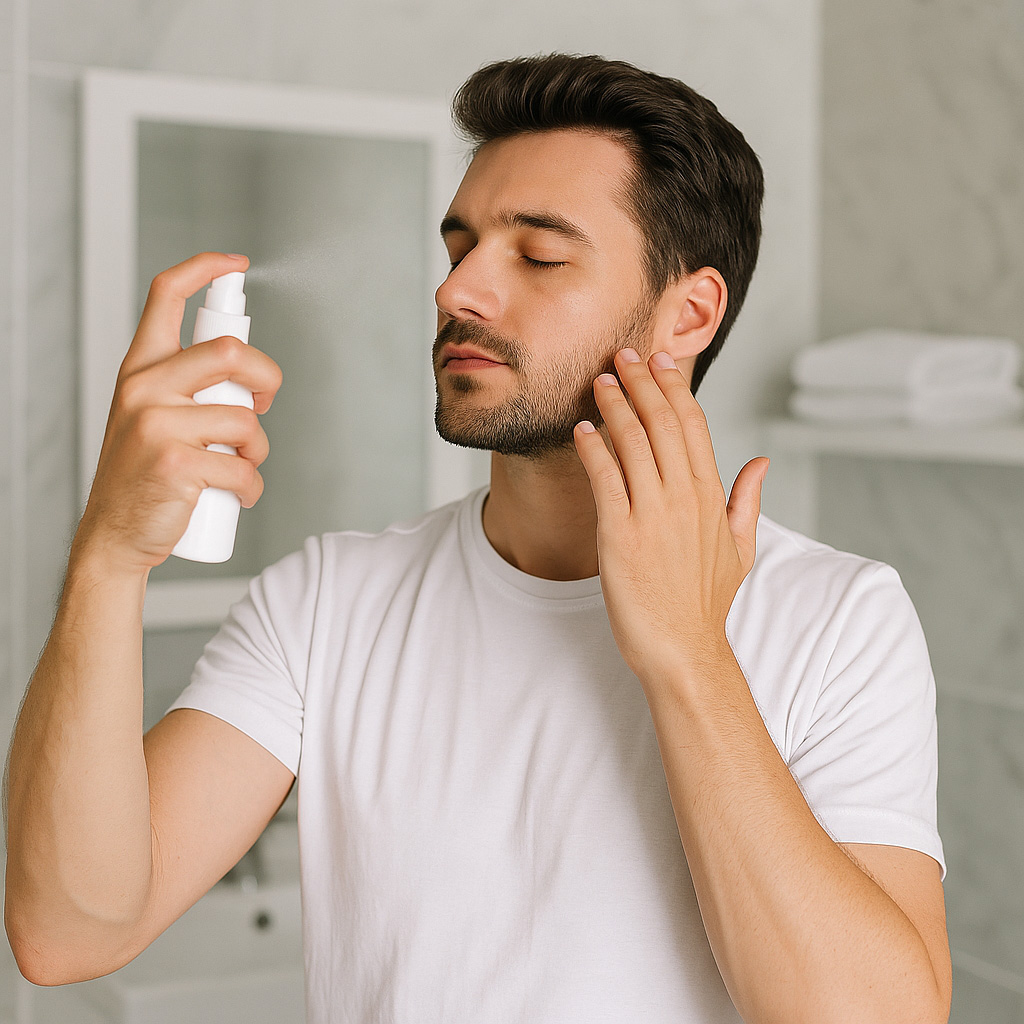 Tónico facial para piel seca